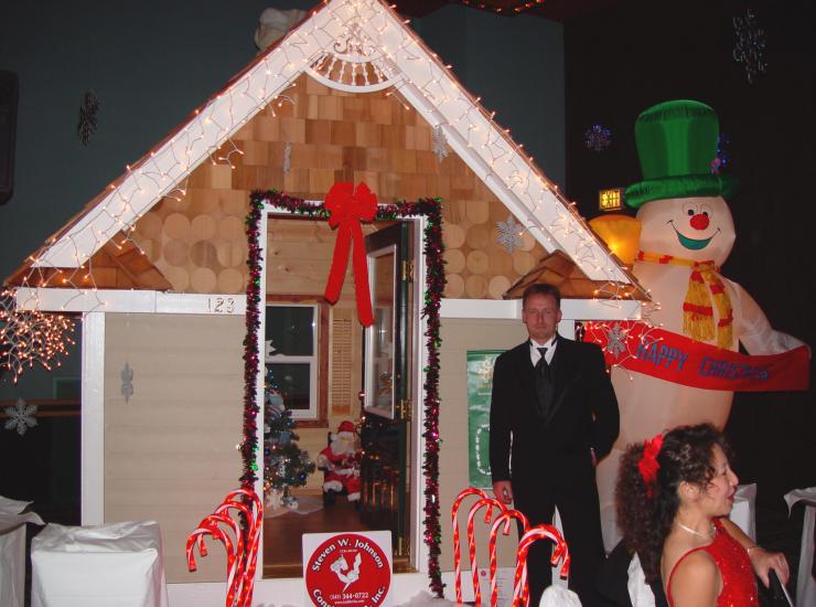 For a good cause! Custom Built Playhouse Donated