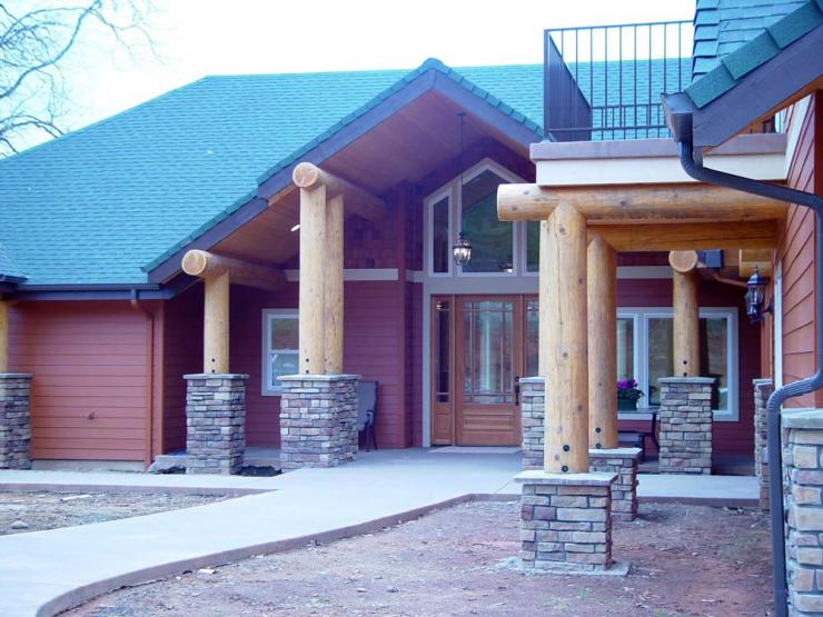 ADA log home