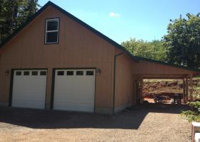 Detached Garage and wood shop