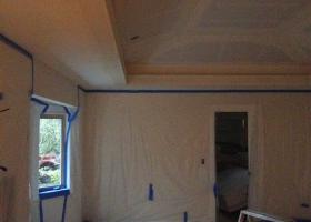 After: framing and sheetrock