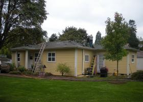 After window and siding.