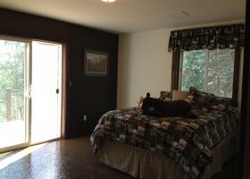 Reclaimed cedar trim, new paint and sub floor sealed.