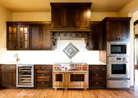 Gourmet kitchen with professional-grade appliances