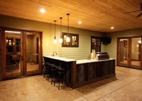 Full outdoor kitchen/BBQ with granite surfaces Full outdoor kitchen/BBQ with granite surfaces