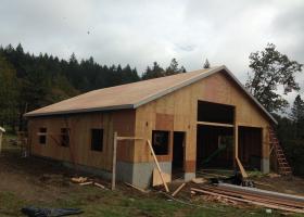 Garage door framing