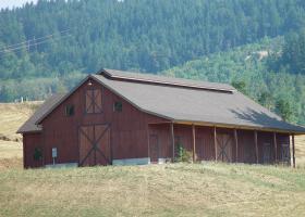 Nine Stall Equestrian Horse Custom Facility Barn