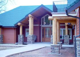 ADA log home